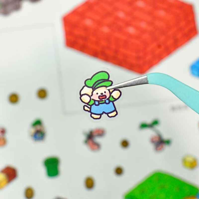 Video Game Style Plus Size – 3D Sticker Scenes – 2 Theme Sets: Puppy Pipe Adventure | Wilderness Challenge