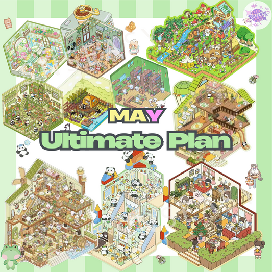 "Lucky Spring" Scene Sticker Box