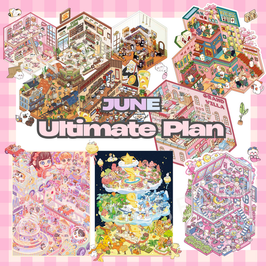 "Cute Cat" Scene Sticker Box