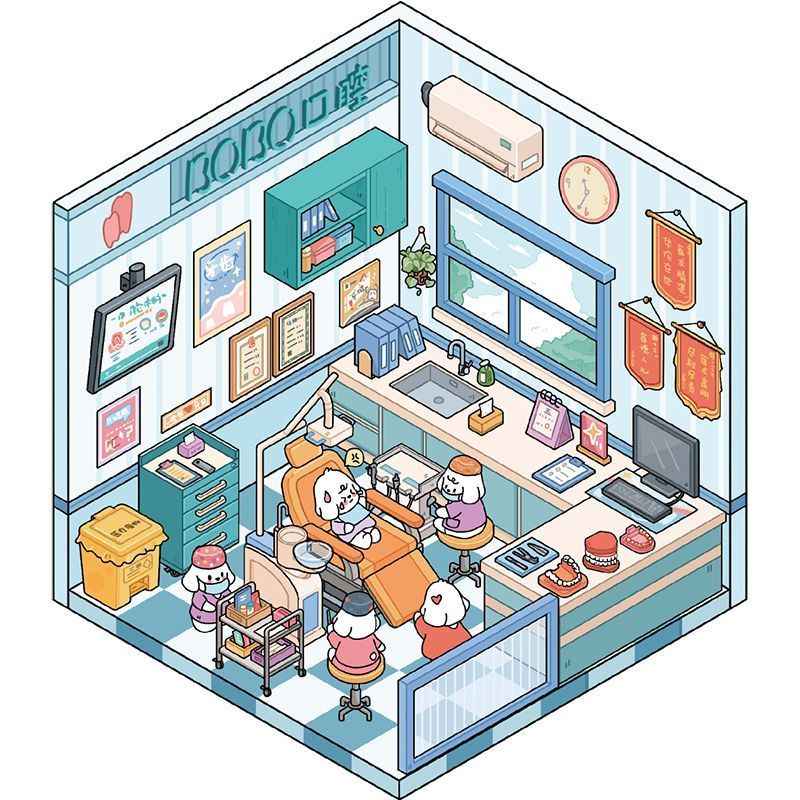 BoBo Puppy Sticker Book – 12 Fun-Themed Scenes | 3D Miniature Scene Stickers