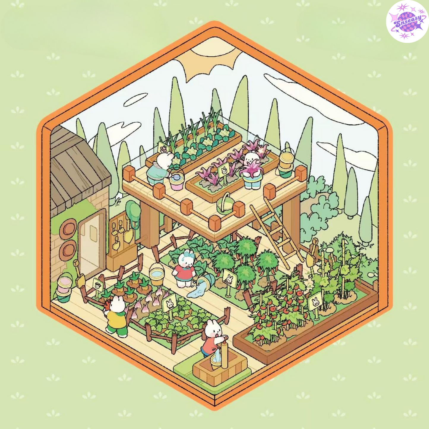 Miniature 3D Scene Stickers Scrapbook 7.0 – 20 Unique Themes: Purple Book (10 Themes) | Yellow Book (10 Themes)