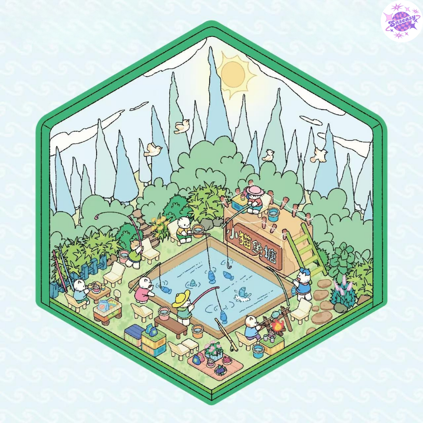 Miniature 3D Scene Stickers Scrapbook 7.0 – 20 Unique Themes: Purple Book (10 Themes) | Yellow Book (10 Themes)