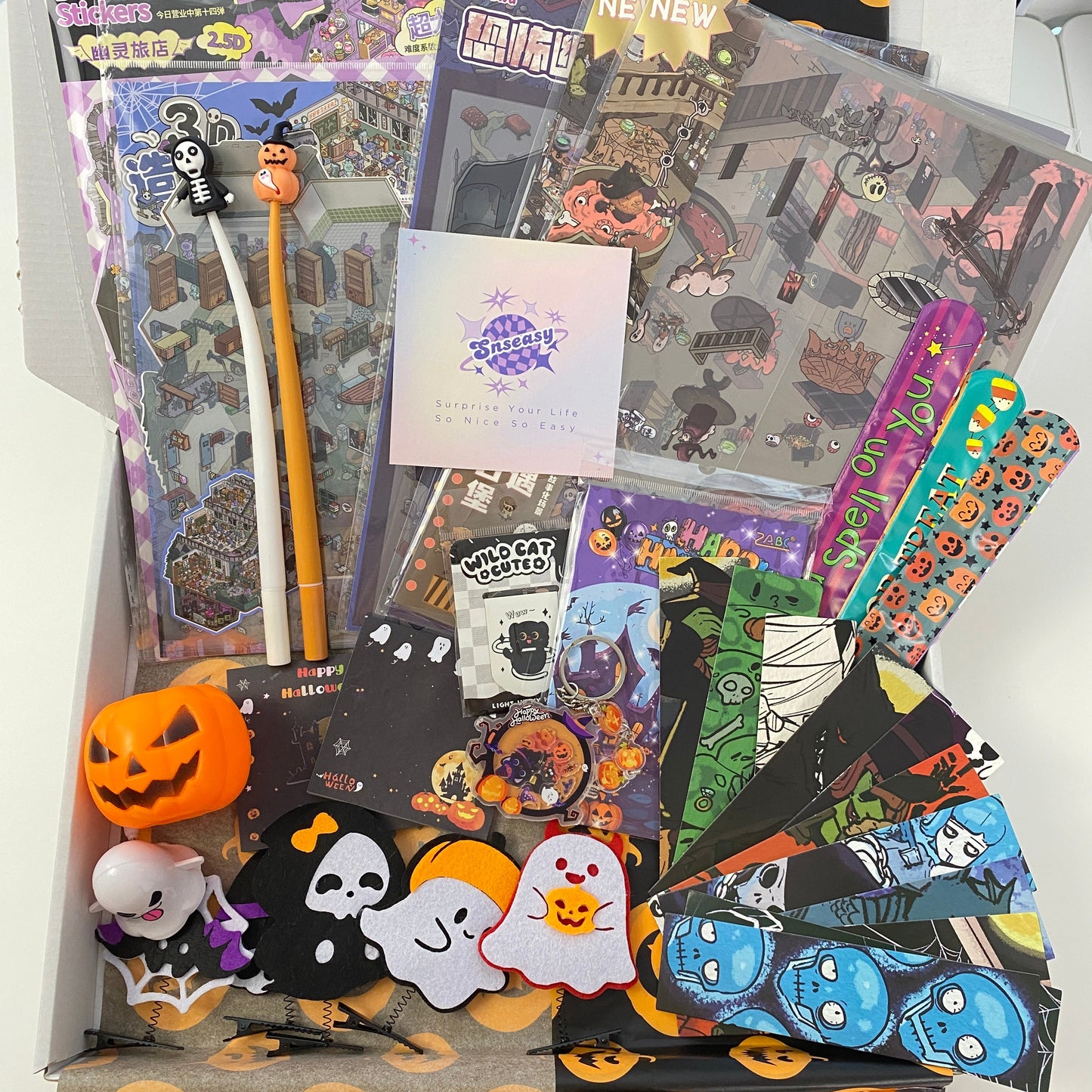 "Ghost Party" Scene Sticker Box