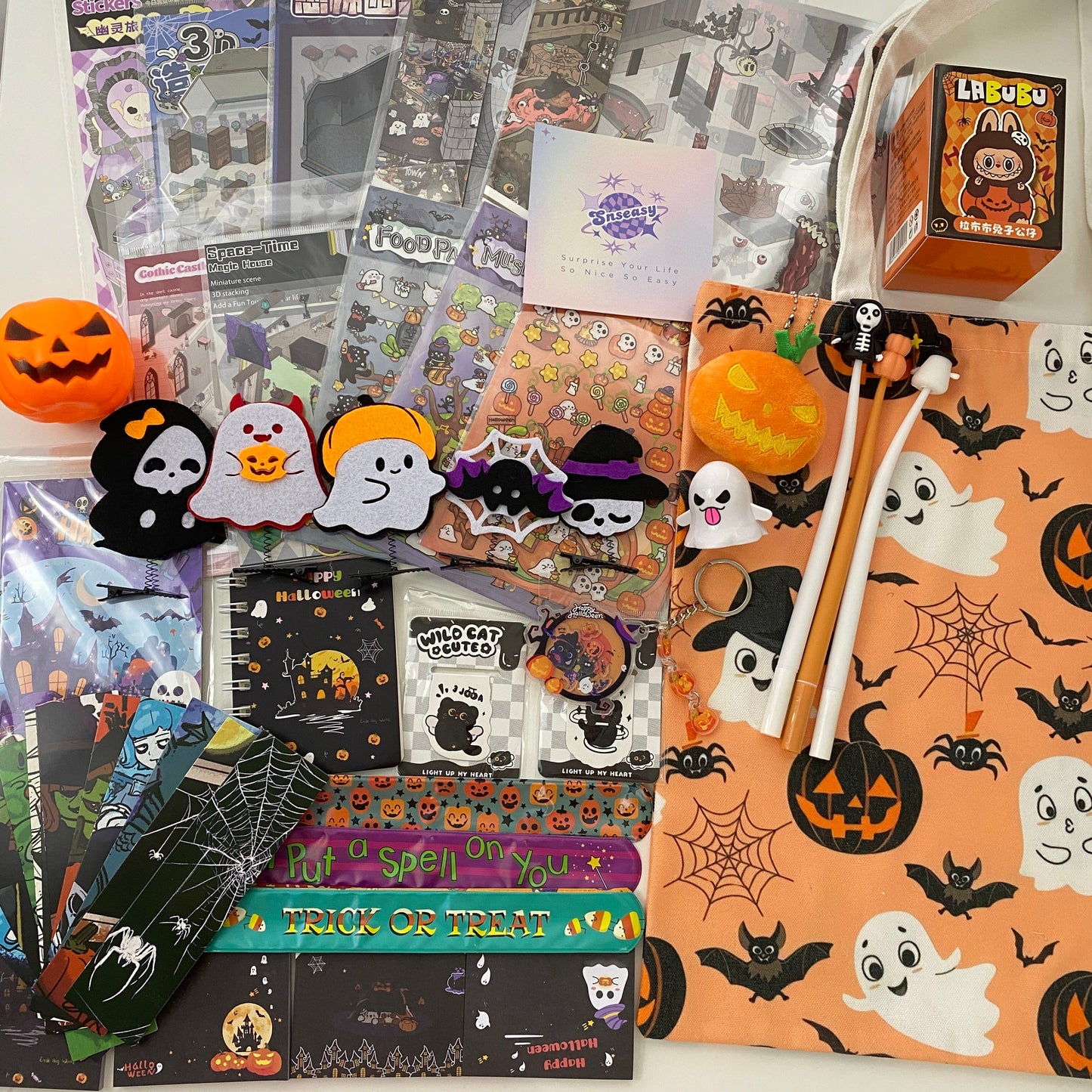 "Ghost Party" Scene Sticker Box